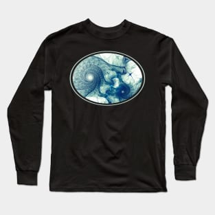 Blue Octopus Long Sleeve T-Shirt